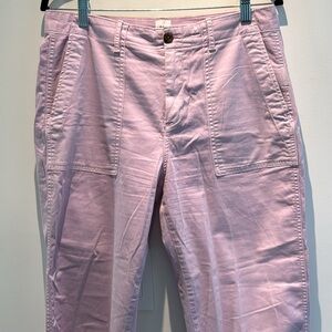 Gap straight khaki pants - size 8 - lilac color